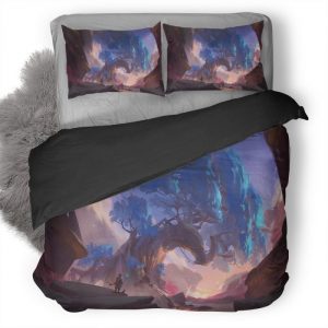 Warrior Dreamy Concept Fantasy Digital Art Artwork 56 Duvet Cover and Pillowcase Set Bedding Set