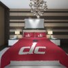 Washington Wizards 1 NBA Basketball ize Duvet Cover and Pillowcase Set Bedding Set