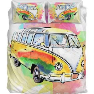 Watercolor Van Duver Duvet Cover and Pillowcase Set Bedding Set