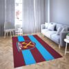 West Ham United Football Club Carpet Living Room Rugs Doormat 26