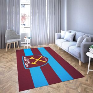 West Ham United Football Club Carpet Living Room Rugs Doormat 26
