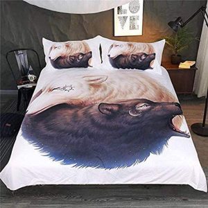 Wolf Duvet Cover and Pillowcase Set Bedding Set 299