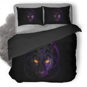 Wolf Facets 5O Duvet Cover and Pillowcase Set Bedding Set