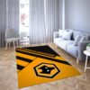 Wolverhampton Wanderers Football Club Carpet Living Room Rugs Doormat 13