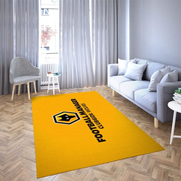 Wolverhampton Wanderers Football Club Carpet Living Room Rugs Doormat 15