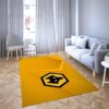 Wolverhampton Wanderers Football Club Carpet Living Room Rugs Doormat 27