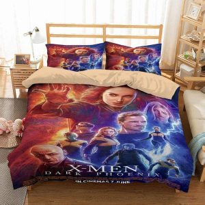 X Men Dark Phoenix Duvet Cover and Pillowcase Set Bedding Set 796