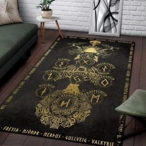 Yggdrasil norse-mythology rugs living room area carpet