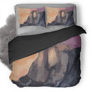 Yosemite Low Poly 53 Duvet Cover and Pillowcase Set Bedding Set