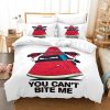 You Cant Bite Me Duvet Cover and Pillowcase Set Bedding Set