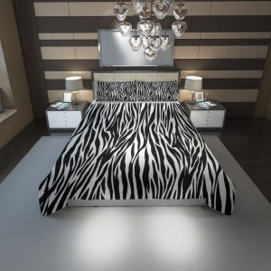 Zebras 36 Duvet Cover and Pillowcase Set Bedding Set