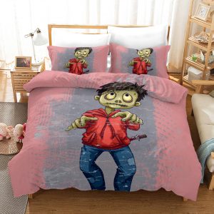 Zomebie Boy 3 Duvet Cover and Pillowcase Set Bedding Set