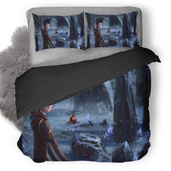 Zone 6 Waiting Hh Duvet Cover and Pillowcase Set Bedding Set