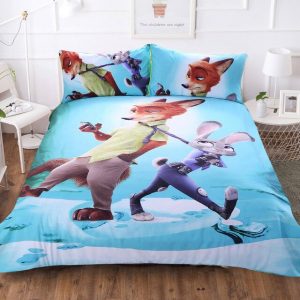 Zootopia 221 Duvet Cover and Pillowcase Set Bedding Set