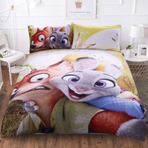 Zootopia 222 Duvet Cover and Pillowcase Set Bedding Set